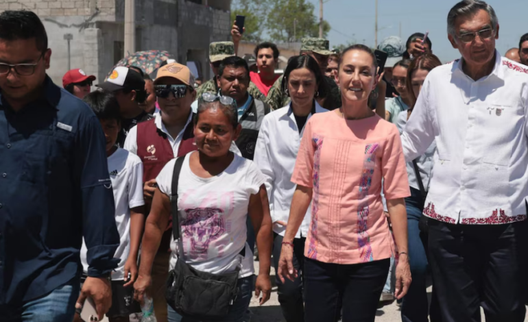  Sheinbaum visita Reynosa y entrega apoyos tras inundaciones